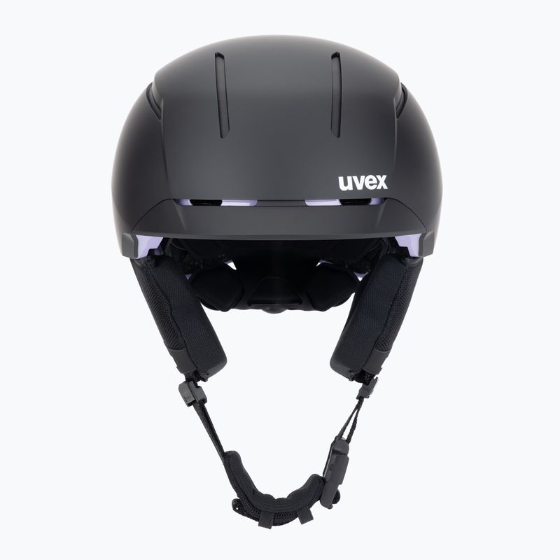 Skihelm UVEX Levitate MIPS black/lavender matt 2