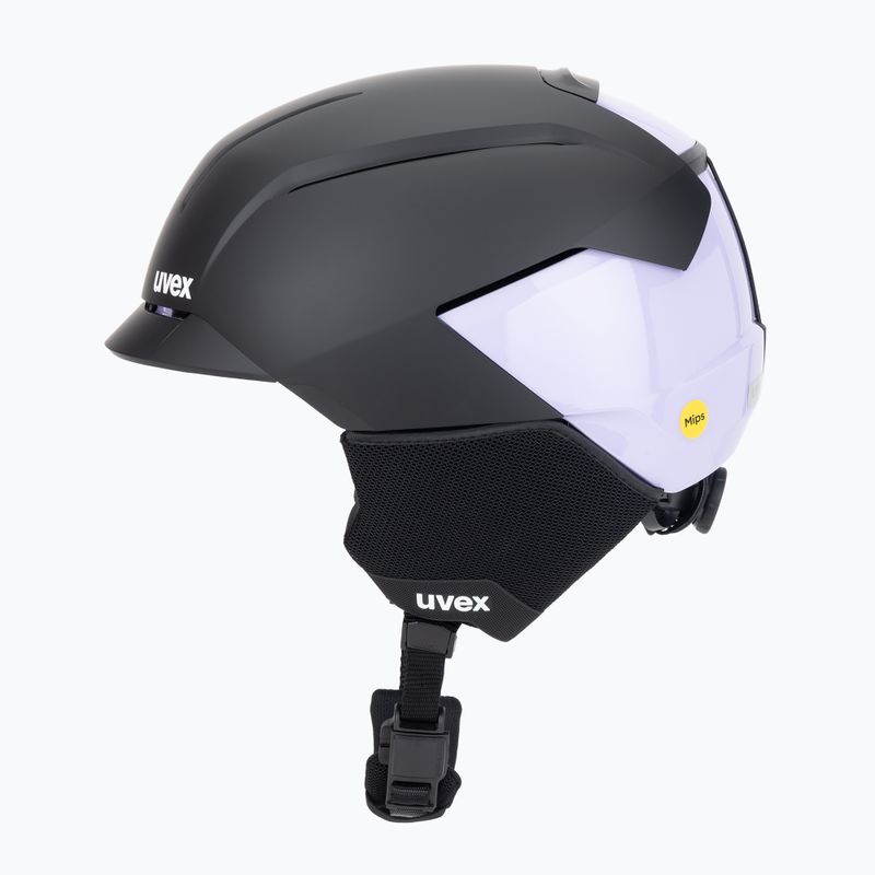 Skihelm UVEX Levitate MIPS black/lavender matt 3