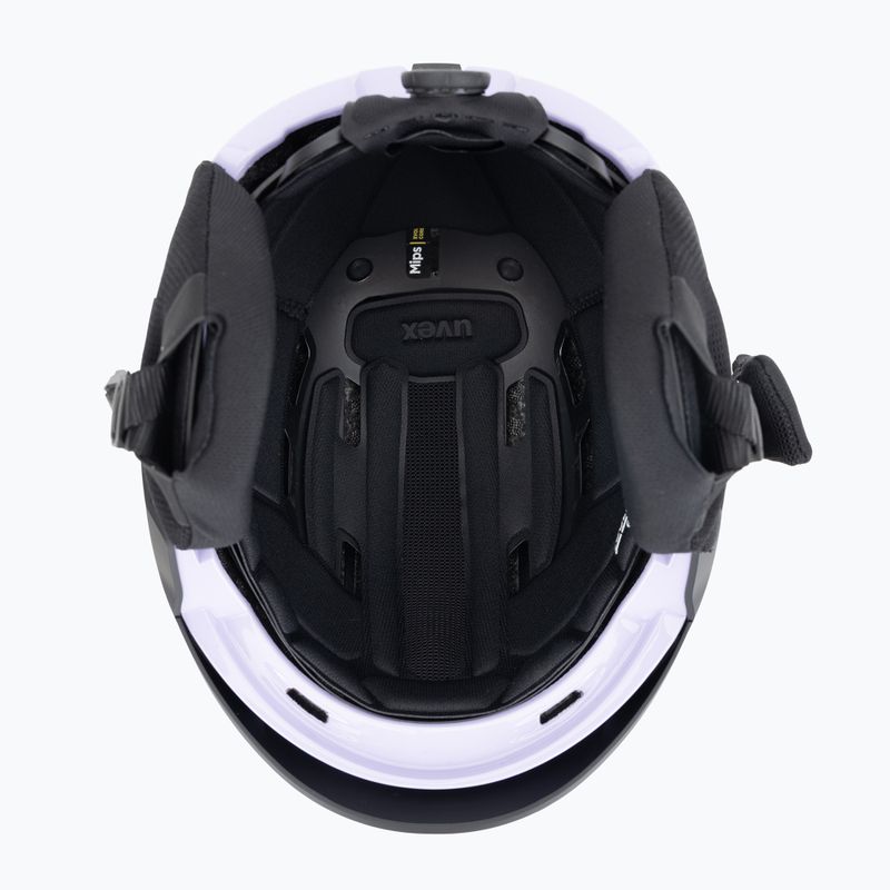 Skihelm UVEX Levitate MIPS black/lavender matt 5