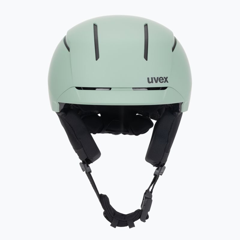 Skihelm UVEX Levitate MIPS oxid green/black matt 2