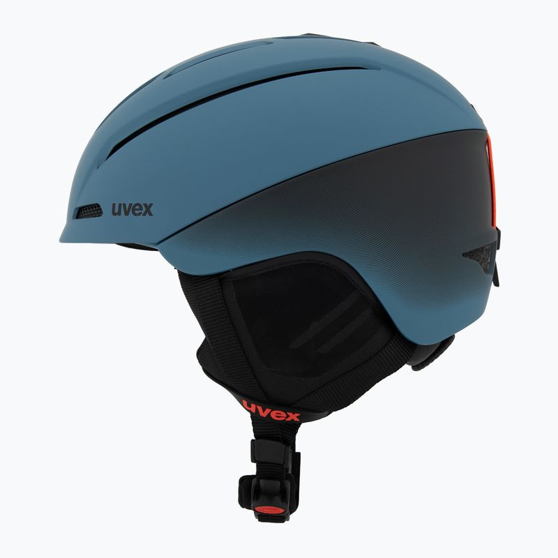 Skihelm UVEX Gravitate stone blue/grad black matt 3