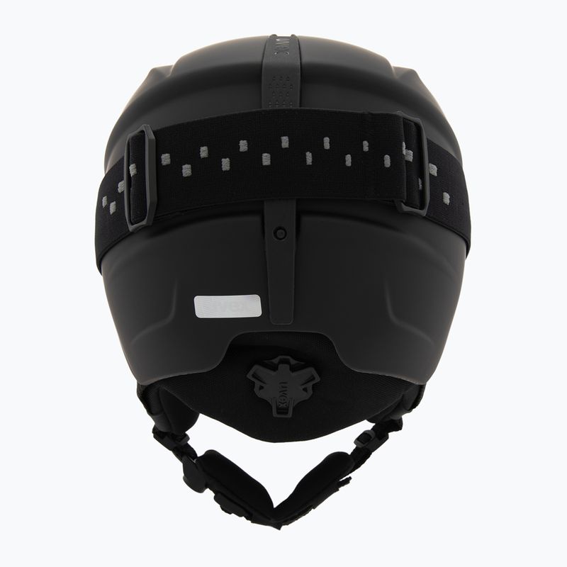 Kinder-Skihelm UVEX Viti Set + Skibrille Speedy Pro black matt/mirror green/yellow/clear 4