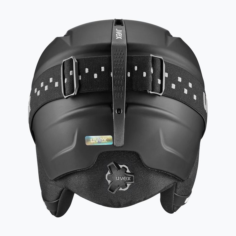 Kinder-Skihelm UVEX Viti Set + Skibrille Speedy Pro black matt/mirror green/yellow/clear 3