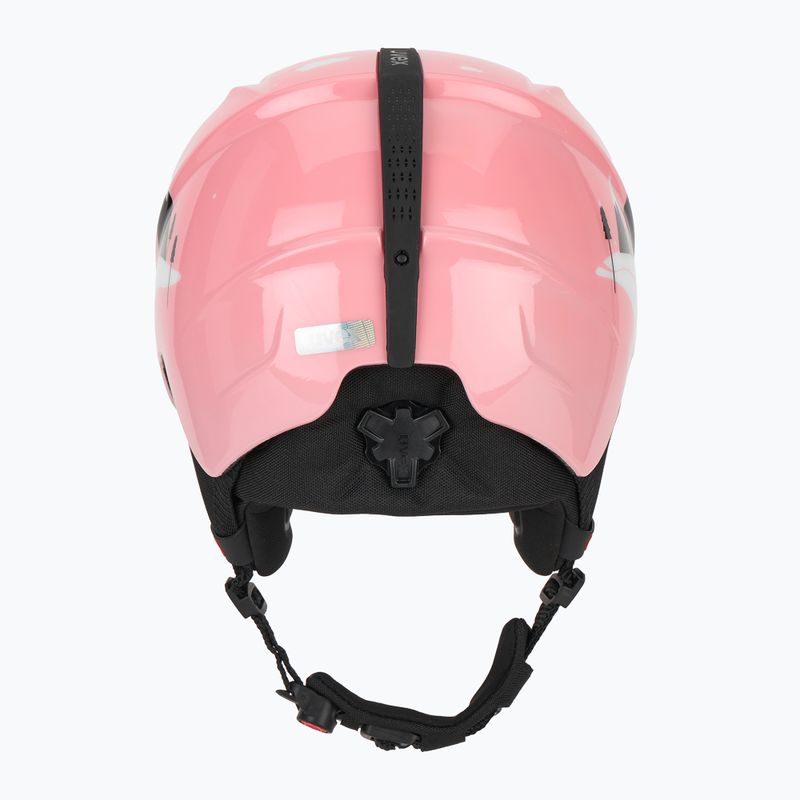 Skihelm Kinder UVEX Viti Set + gogle Speedy Pro pink penguin/lasergold lite 4