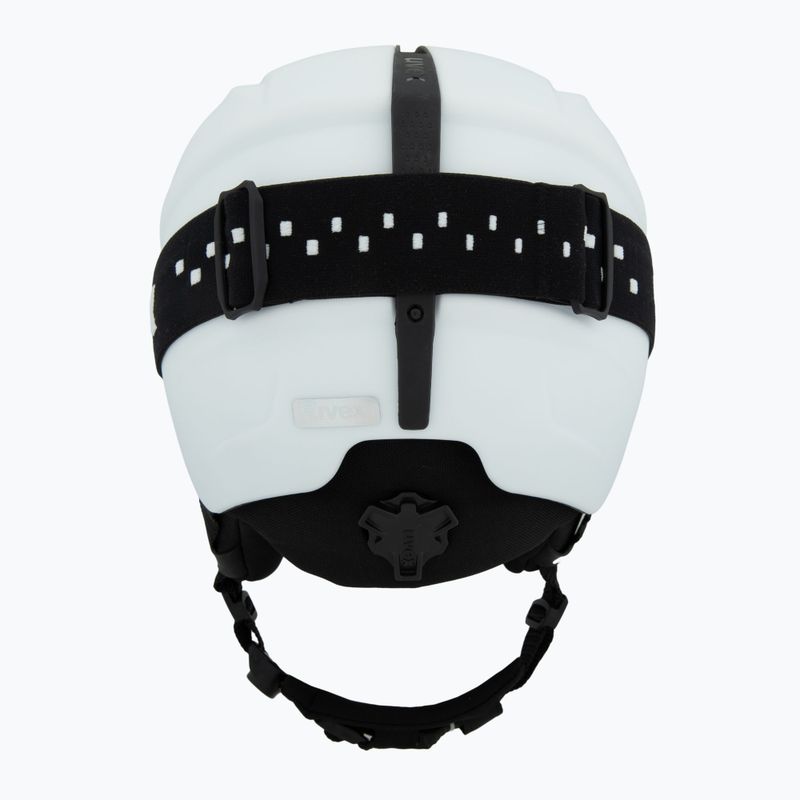 Kinder-Skihelm UVEX Viti Set + Skibrille Speedy Pro white matt/mirror silver/green/clear 4