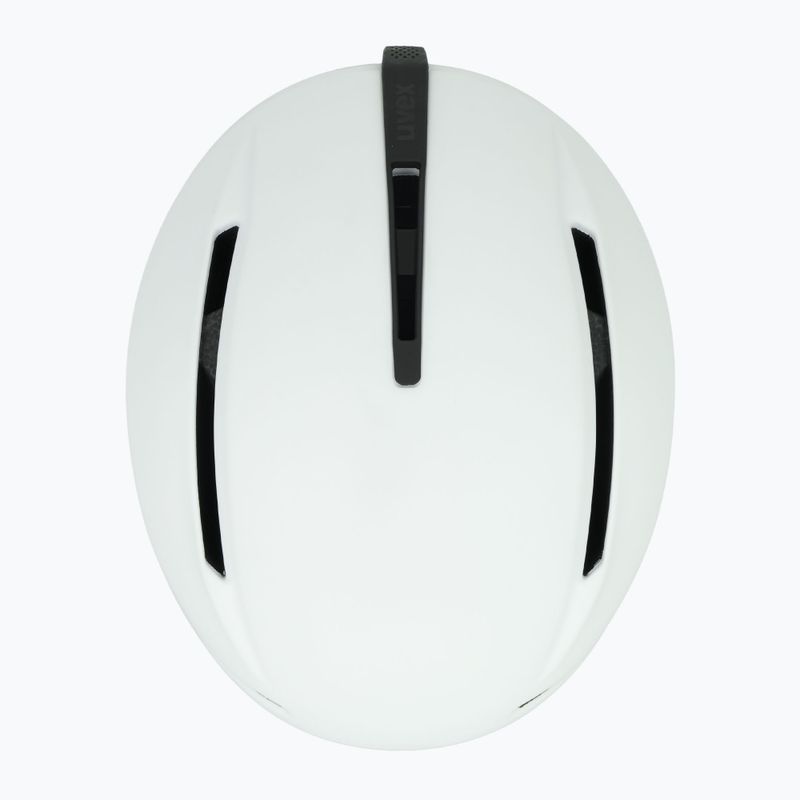 Kinder-Skihelm UVEX Viti Set + Skibrille Speedy Pro white matt/mirror silver/green/clear 6