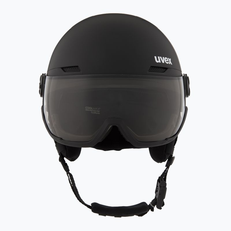 Skihelm UVEX Wanted Visor Pro V black matte 2