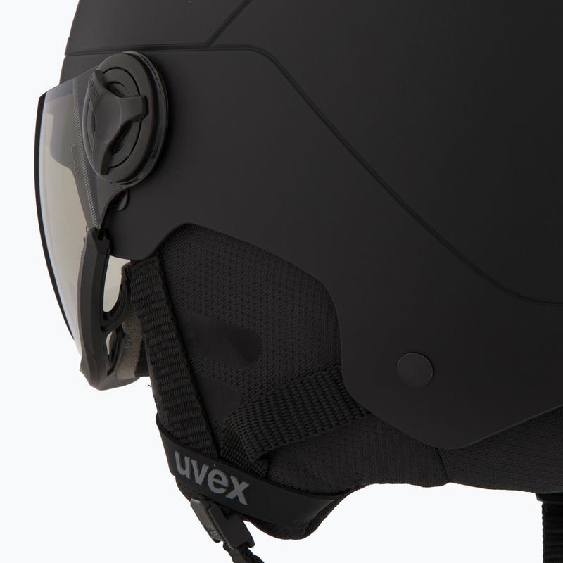 Skihelm UVEX Wanted Visor Pro V black matte 8
