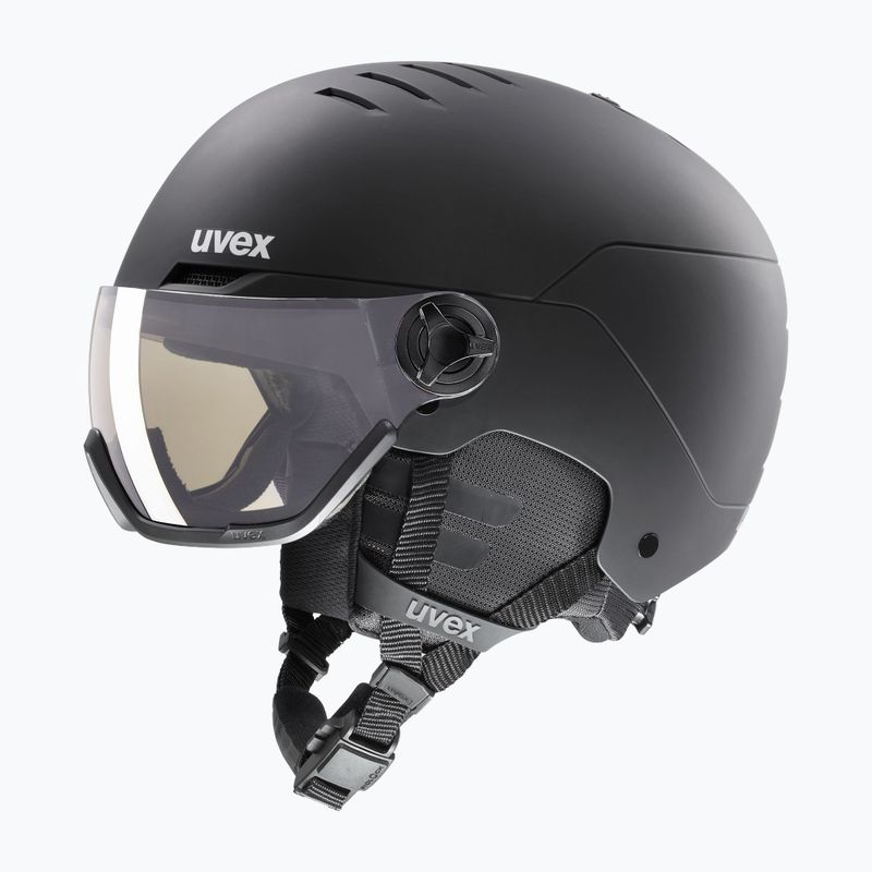 Skihelm UVEX Wanted Visor Pro V black matte