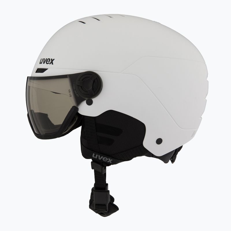 Skihelm UVEX Wanted Visor Pro V white matt 3