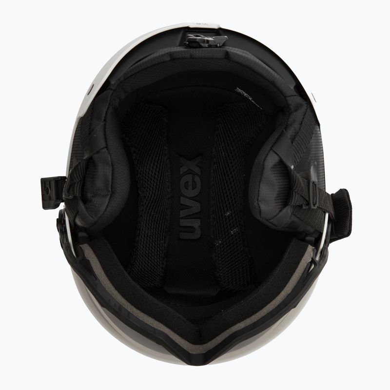 Skihelm UVEX Wanted Visor Pro V white matt 5