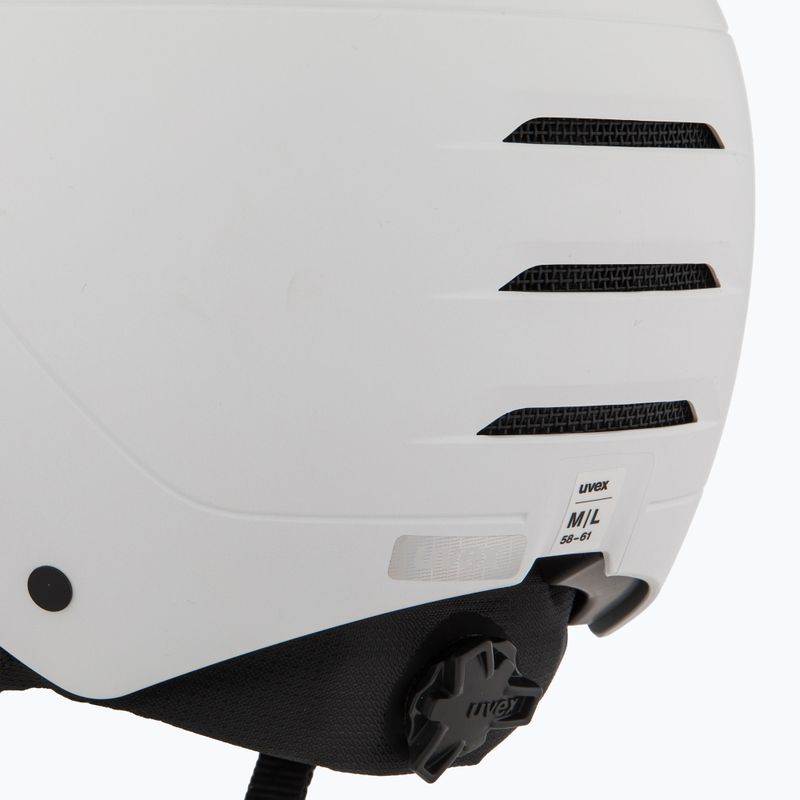 Skihelm UVEX Wanted Visor Pro V white matt 7