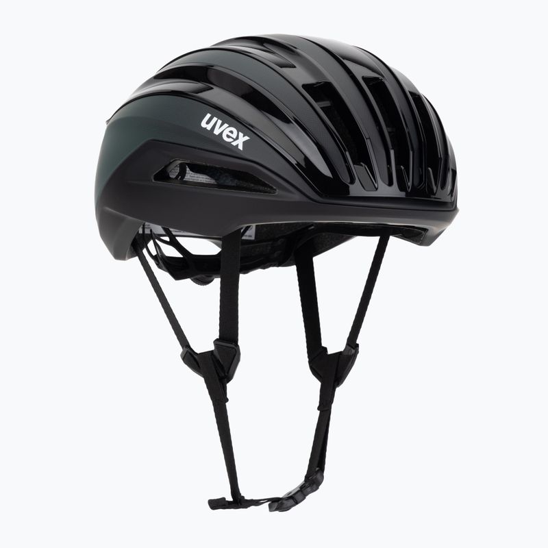 UVEX Surge Aero MIPS Fahrradhelm schwarz/salbei grün matt