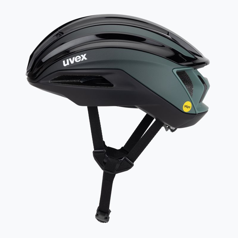 UVEX Surge Aero MIPS Fahrradhelm schwarz/salbei grün matt 3