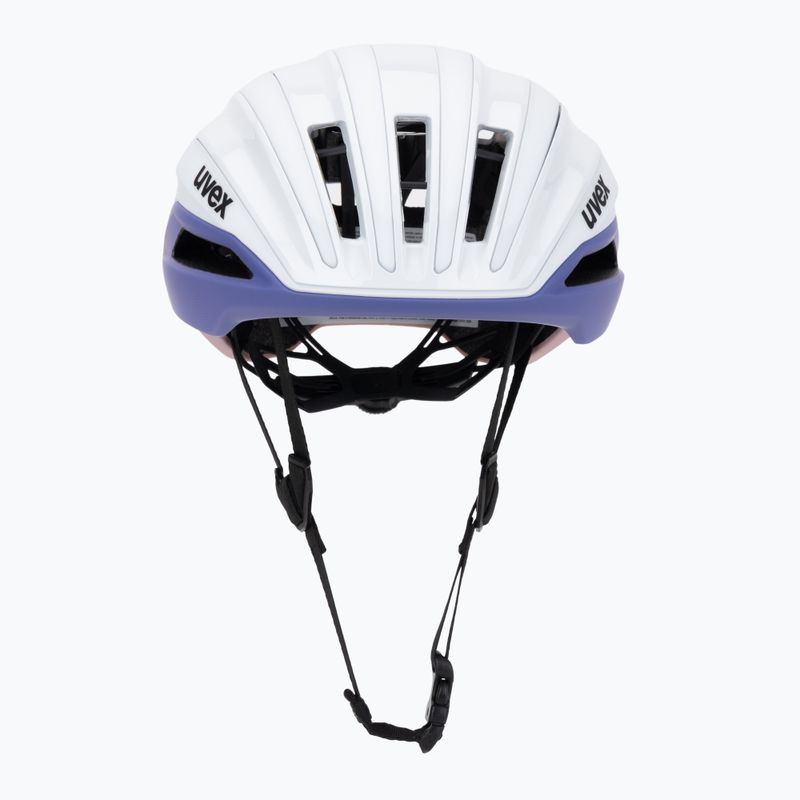UVEX Surge Aero MIPS Fahrradhelm weiß/lila apricot matt 2