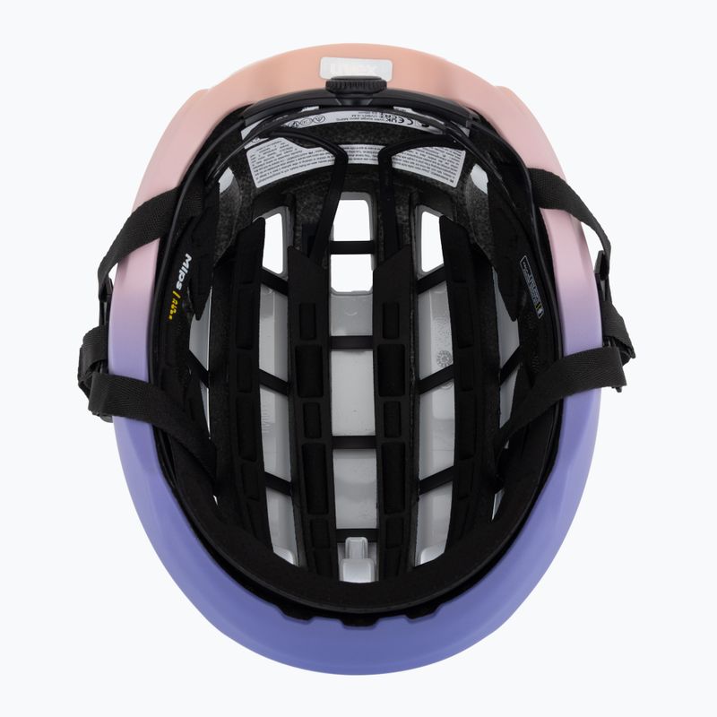 UVEX Surge Aero MIPS Fahrradhelm weiß/lila apricot matt 5