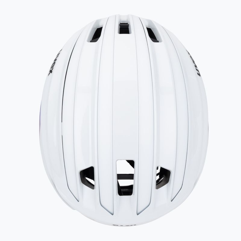 UVEX Surge Aero MIPS Fahrradhelm weiß/lila apricot matt 6