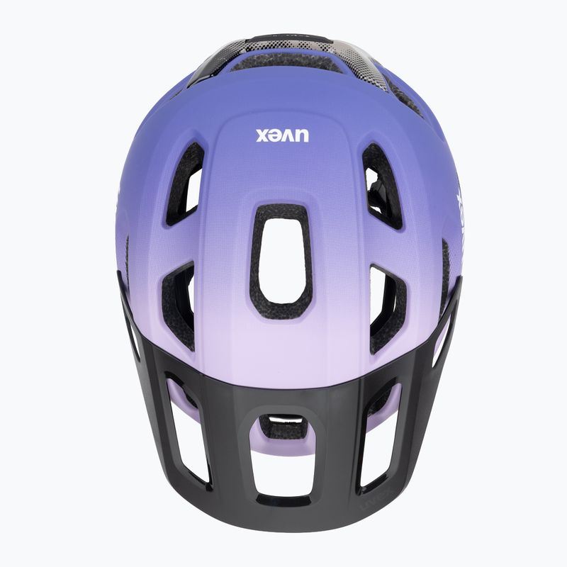 UVEX React MIPS Fahrradhelm lila/eiche matt 6