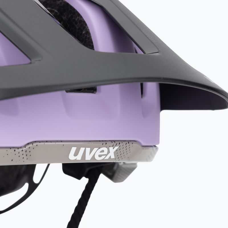 UVEX React MIPS Fahrradhelm lila/eiche matt 7