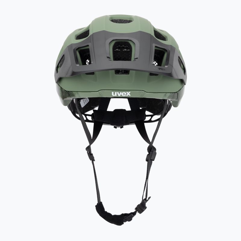 UVEX React MIPS Fahrradhelm moosgrün/schwarz matt 2