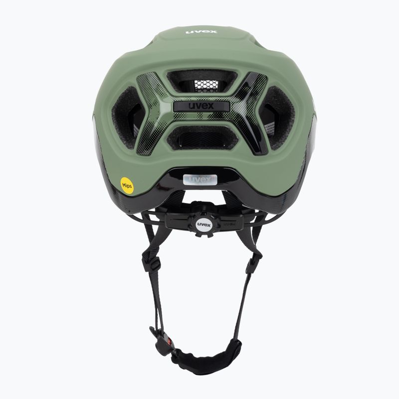 UVEX React MIPS Fahrradhelm moosgrün/schwarz matt 4