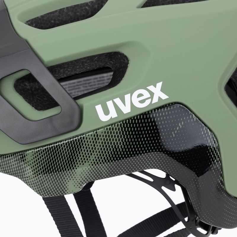 UVEX React MIPS Fahrradhelm moosgrün/schwarz matt 7