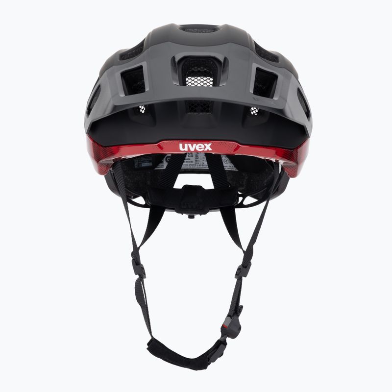 UVEX React MIPS Fahrradhelm schwarz/rubinrot matt 2