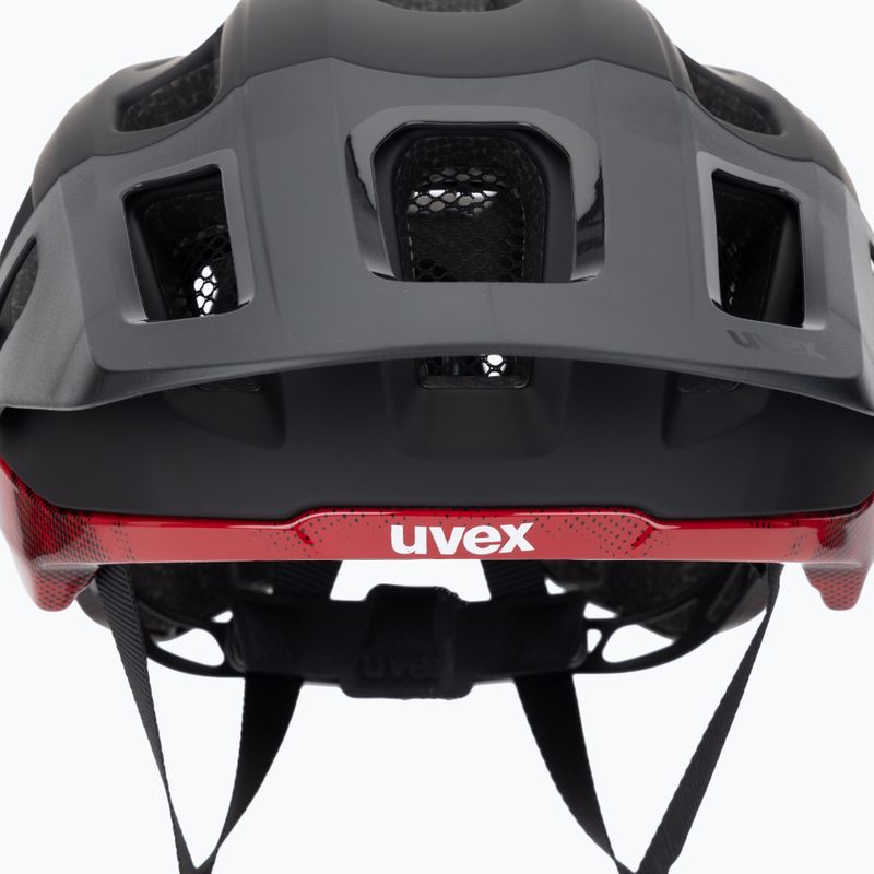 UVEX React MIPS Fahrradhelm schwarz/rubinrot matt 7