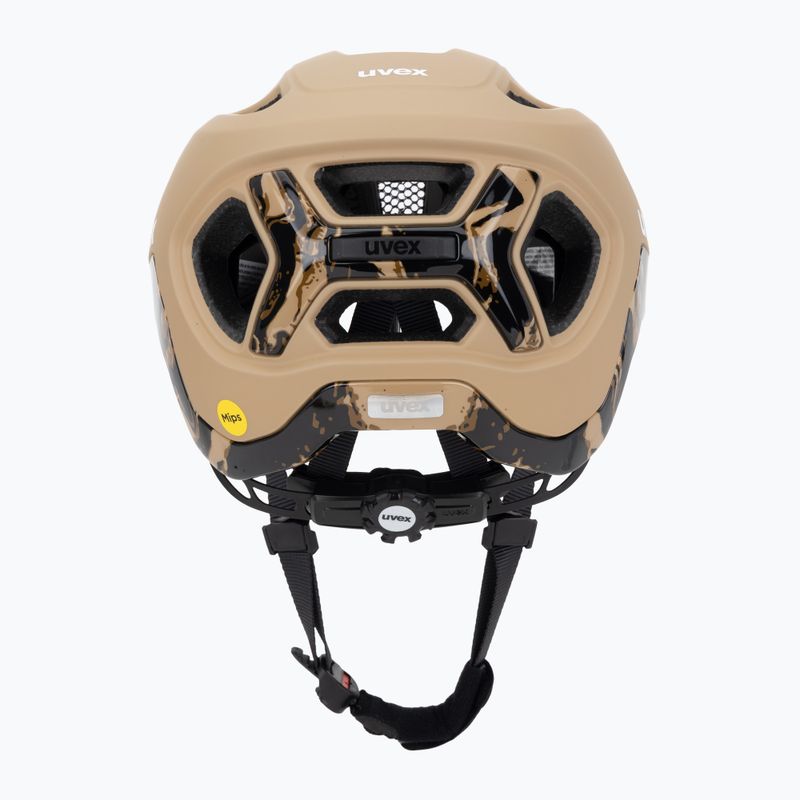 UVEX React MIPS Fahrradhelm desert/schwarz matt 4
