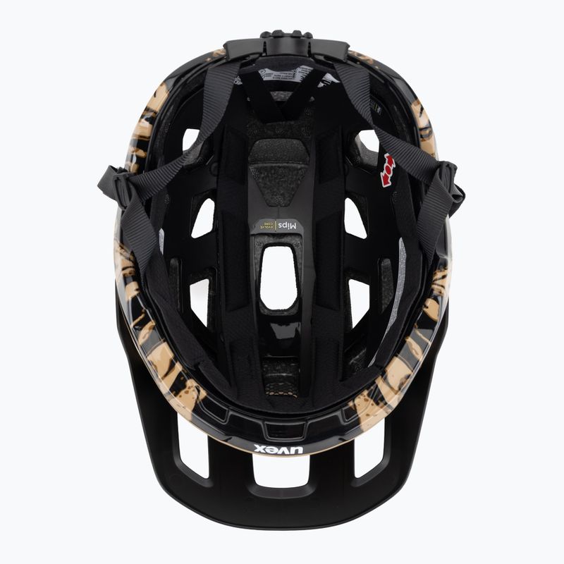 UVEX React MIPS Fahrradhelm desert/schwarz matt 5