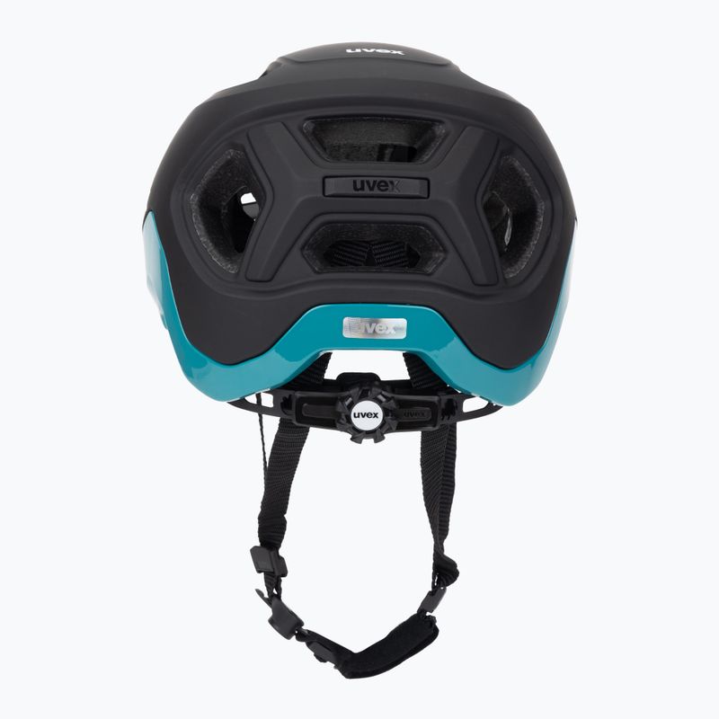 UVEX Fahrradhelm React schwarz/teal matt 4