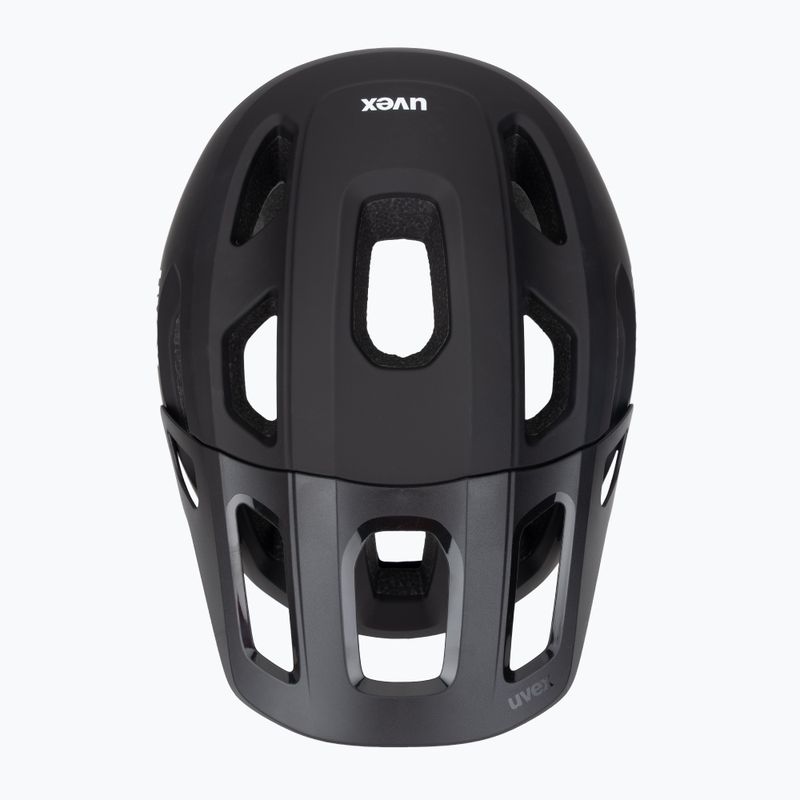 UVEX Fahrradhelm React schwarz/teal matt 6