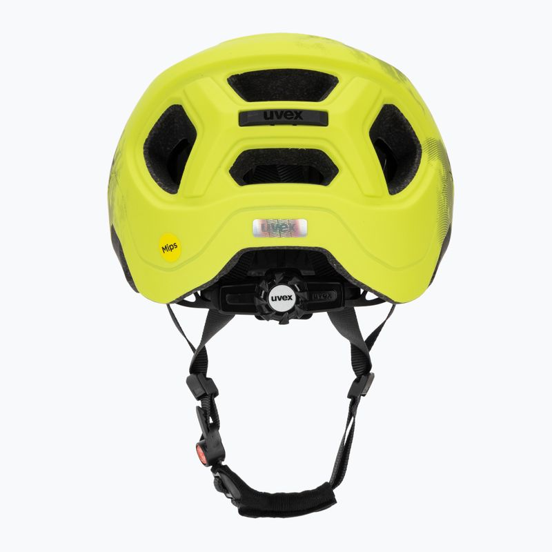 Kinderfahrradhelm UVEX React MIPS Jr lime/schwarz 4