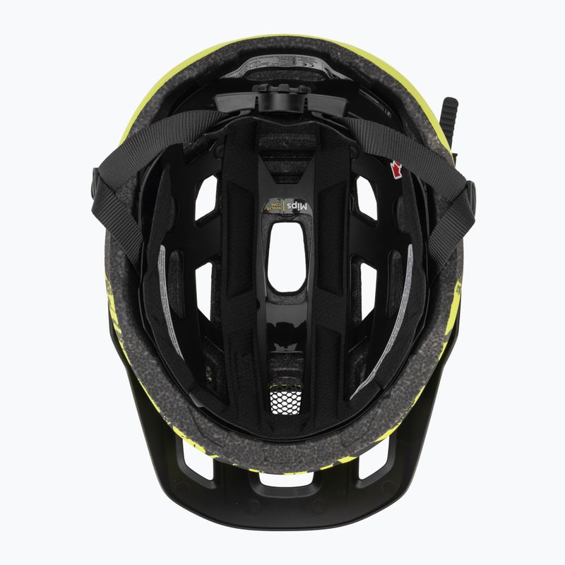 Kinderfahrradhelm UVEX React MIPS Jr lime/schwarz 5
