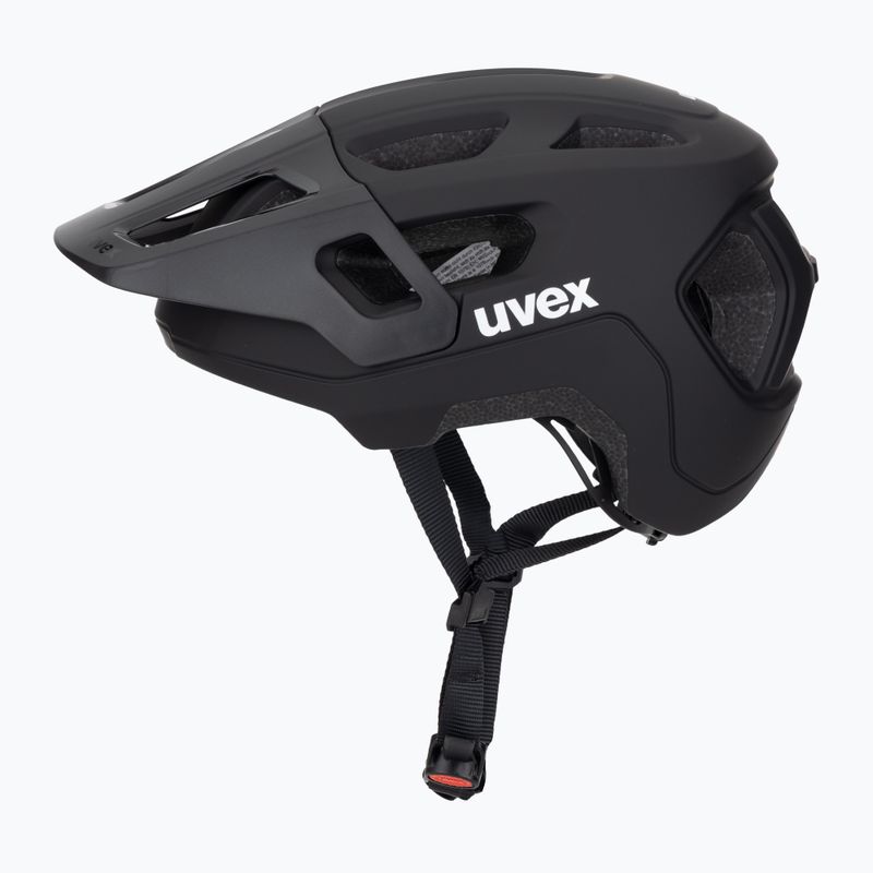 Kinder-Fahrradhelm UVEX React Jr black matte 3