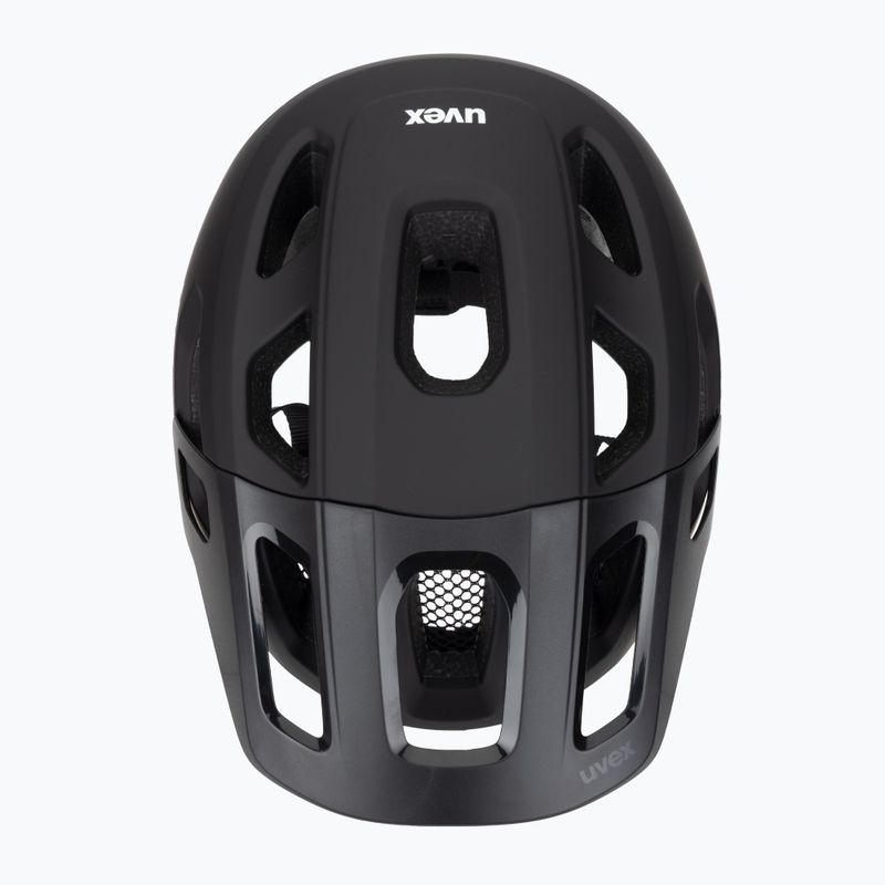 Kinder-Fahrradhelm UVEX React Jr black matte 6