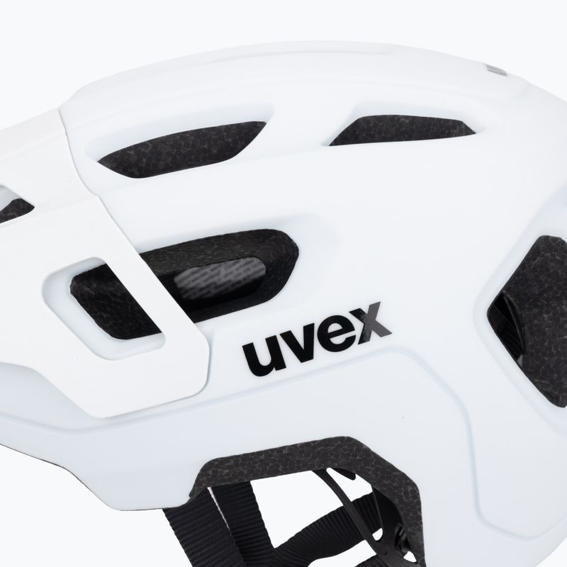Kinder-Fahrradhelm UVEX React Jr white matt 7