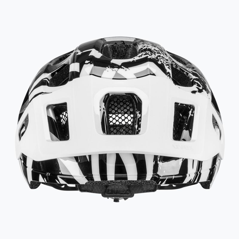 Kinder-Fahrradhelm UVEX React Jr white/black matt 2