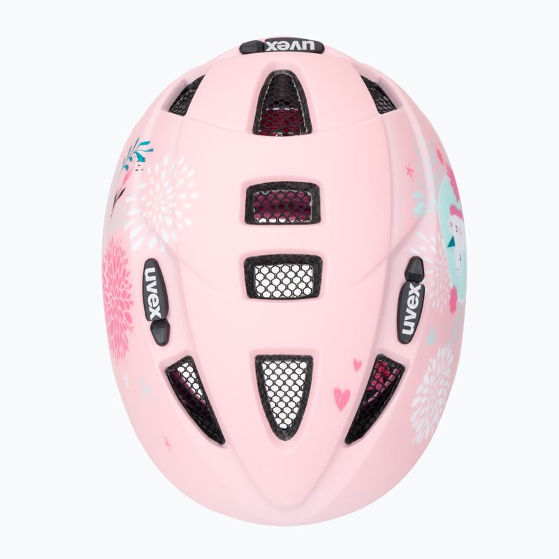 Kinderfahrradhelm UVEX Kid 2 CC rosa Einhorn matt 6