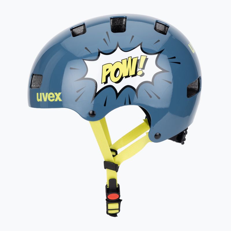 Kinderhelm UVEX Kid 3 Stein blau pow 3