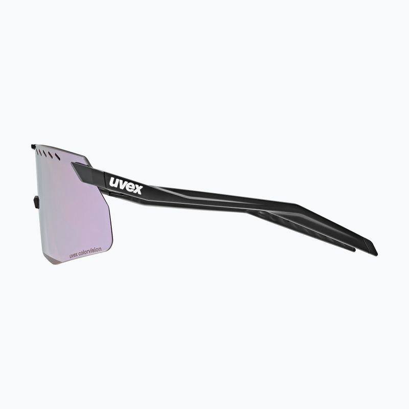 UVEX Pace Stage Small CV Sonnenbrille schwarz matt/rosa versilbert 5