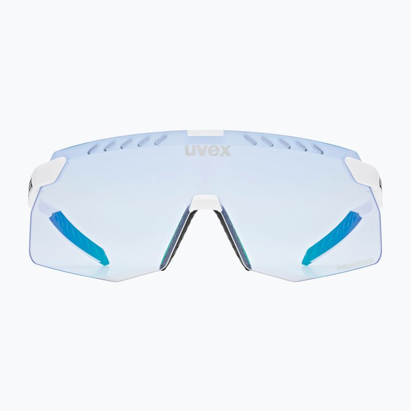 UVEX Pace Stage Small V weiß matt/verspiegelt blau Sonnenbrille 2