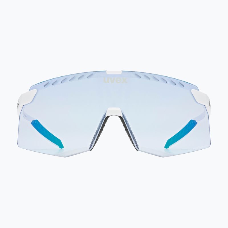UVEX Pace Stage V weiß matt/verspiegelt blau Sonnenbrille 2