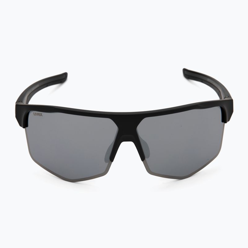 UVEX Axos Set schwarz matt/verspiegelt silber/klar Sonnenbrille 4