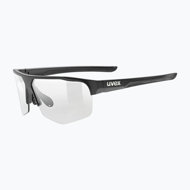 UVEX Axos Set schwarz matt/verspiegelt silber/klar Sonnenbrille 2