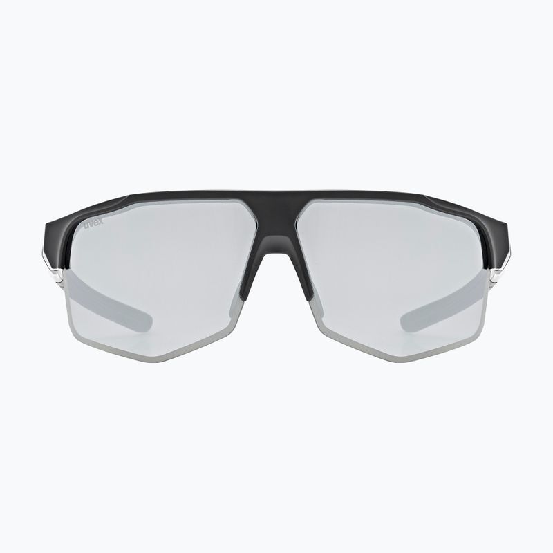 UVEX Axos Set schwarz matt/verspiegelt silber/klar Sonnenbrille 3