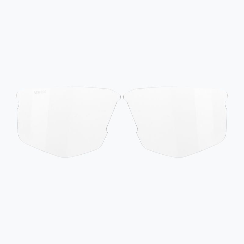 UVEX Axos Set schwarz matt/verspiegelt silber/klar Sonnenbrille 4