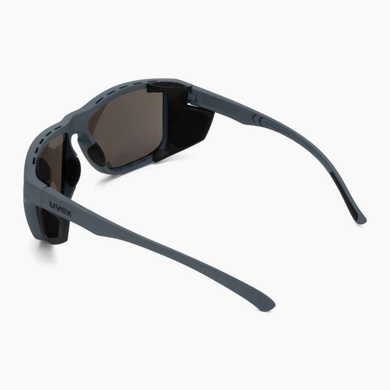 UVEX Sportstyle 312 steinblau matt/verspiegelt silberne Sonnenbrille 2