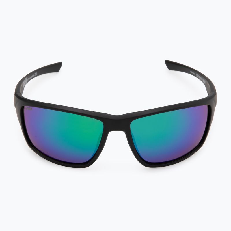 UVEX Sportstyle 230 schwarz matt/grün verspiegelte Sonnenbrille 3