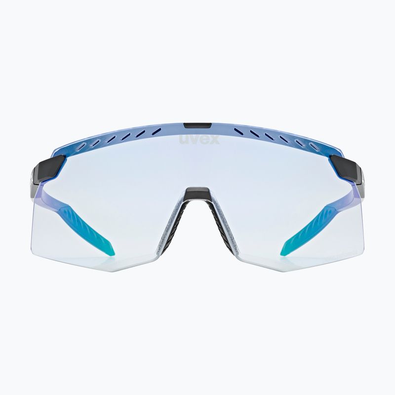 UVEX Pace Stage V schwarz matt/verspiegelt blau Sonnenbrille 2
